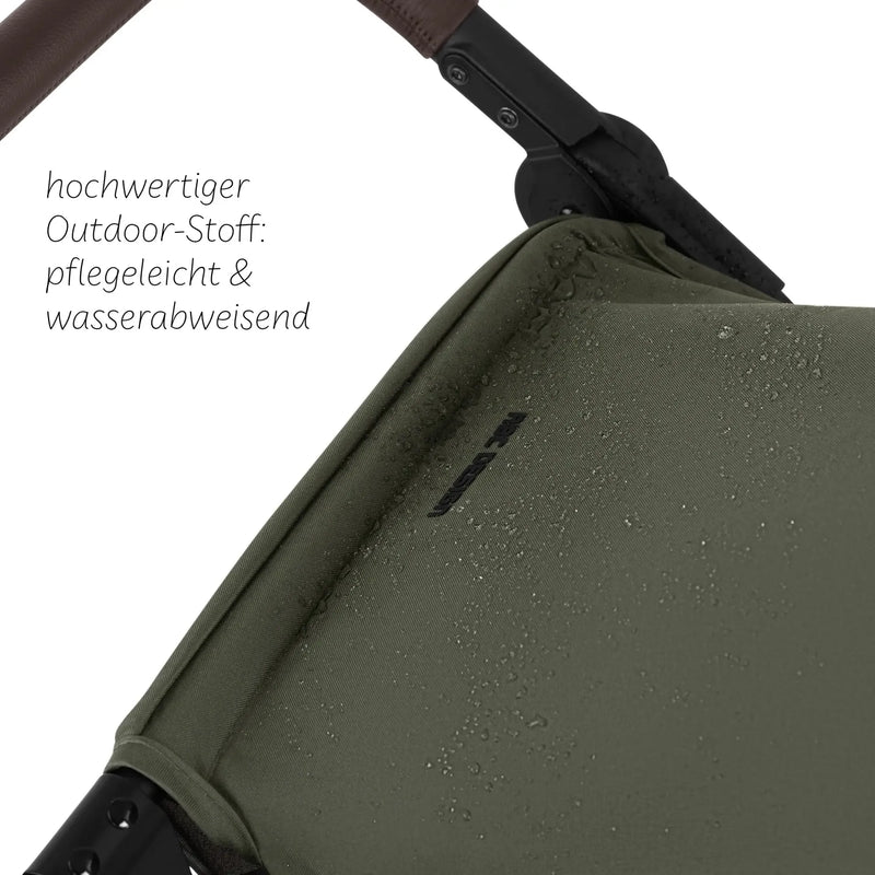 ABC Design Bayamo Zwillingskinderwagen mit 2 Babywanne – Pea – Ansicht 11