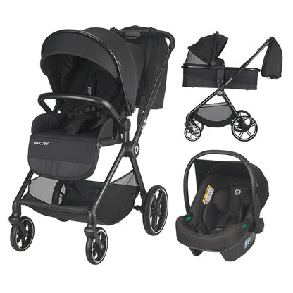 Kinderwagen Coccolle Lissia 3in1 (Anthrazit)