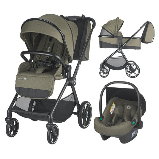 Kinderwagen Coccolle Lissia 3in1 (Moss grün)