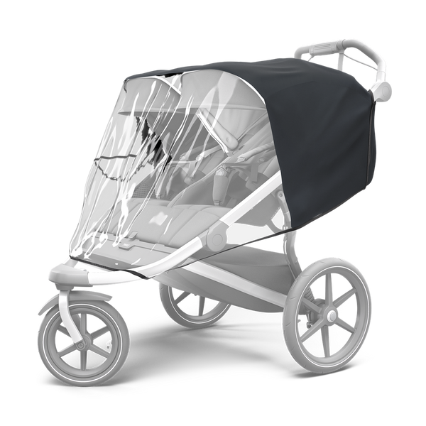 Thule Urban Glide double rain cover (Transparent/Schwarz)