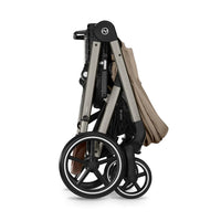 Cybex Balios S Lux 4-in-1 Kombikinderwagen Reiseset mit Cloud G i-Size in Almond Beige