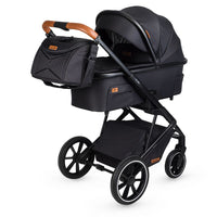 Coccolle Nessia 4in1 Travel System + CYBEX Cloud T i-Size mit Base T (Schwarz)