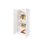 Pinolino Kleiderschrank Viktoria, 2-türig (Weiß)