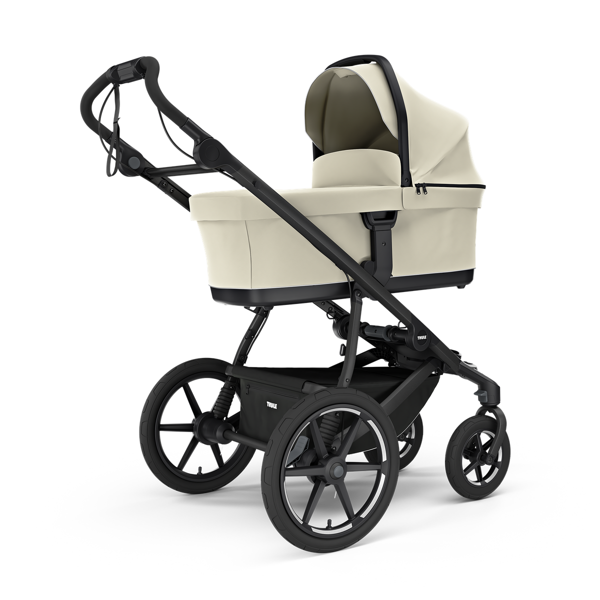 Kinderwagen Thule Urban glide 4 mit Babywanne (Soft beige/Black)