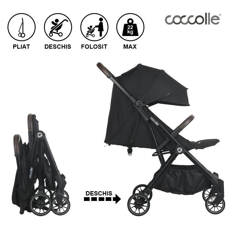 Coccolle Melia Autofold Reisebuggy (Diamond Black)