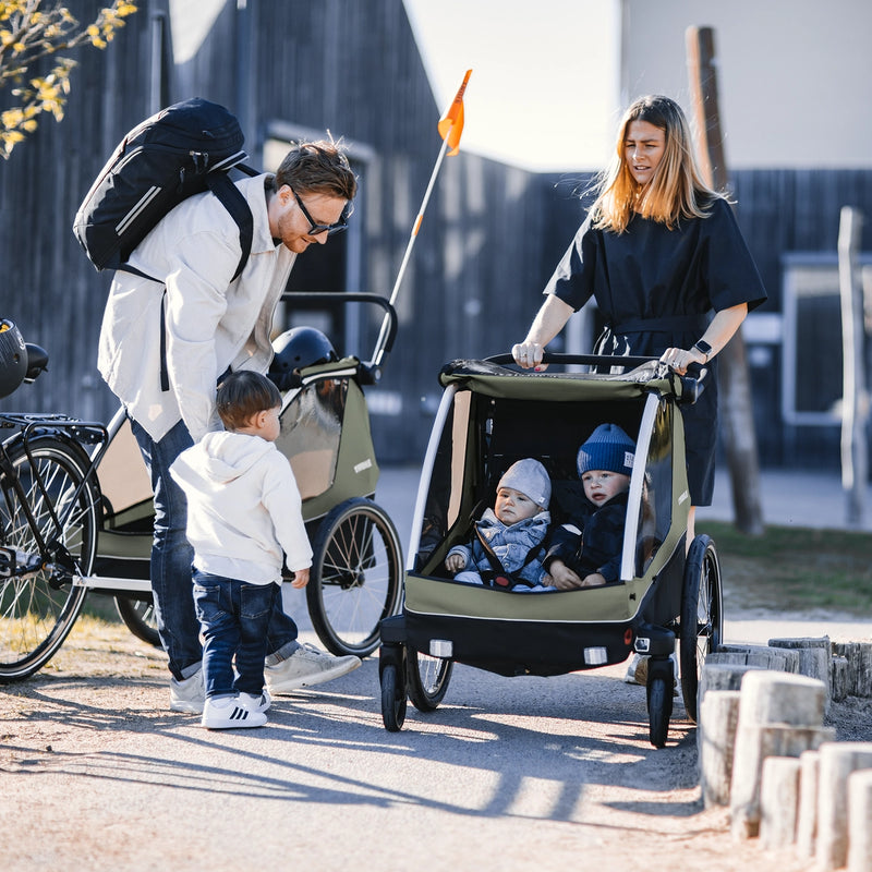 Thule Courier | Kinder Fahrradanhänger Wandelbar Lastenanhänger