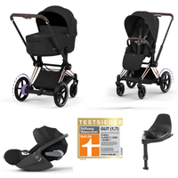 Cybex ePriam 5 Comfort 4in1 inkl. faltbare Babywanne | Kinderwagen Neue Generation