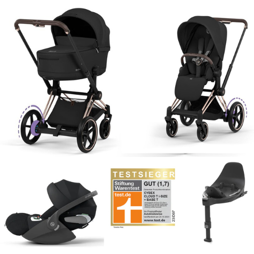 Cybex ePriam 5 Comfort 4in1 inkl. faltbare Babywanne | Kinderwagen Neue Generation