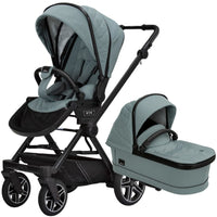 Hartan Kombikinderwagen-Set IVY GTR (708 Jade) mit Cybex Cloud T i-Size und Base T