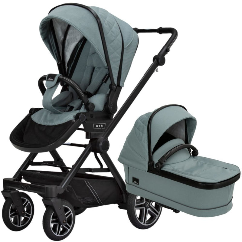 Hartan Kombikinderwagen-Set IVY GTR (708 Jade) mit Cybex Cloud T i-Size und Base T
