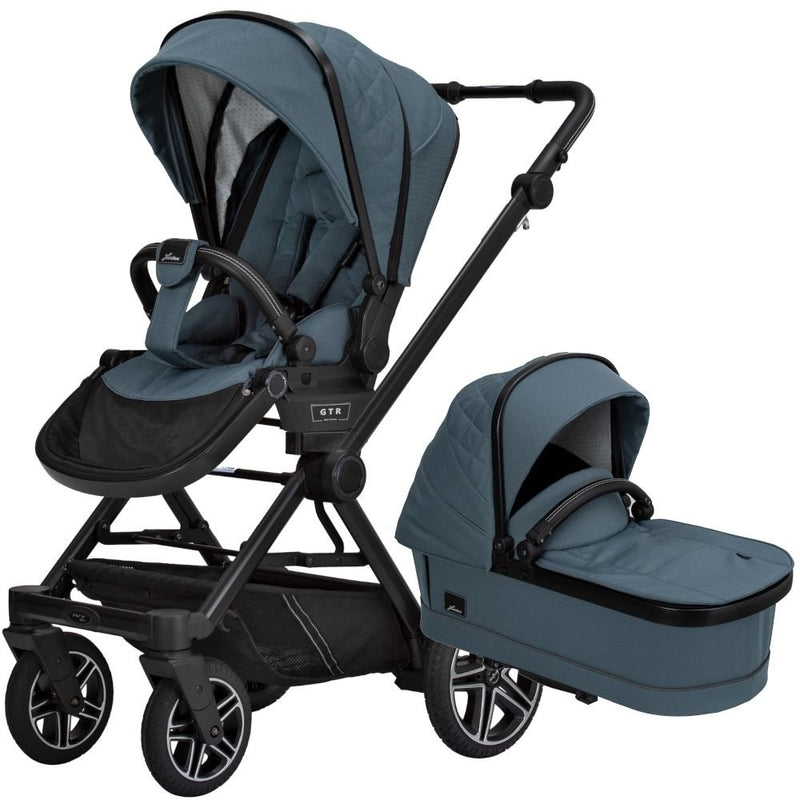 Hartan Kombikinderwagen-Set IVY GTR (710 Azur) mit Cybex Cloud T i-Size und Base T