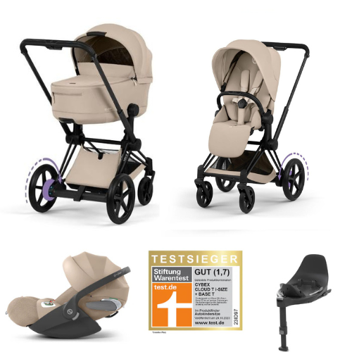 Cybex ePriam 5 Comfort 4in1 inkl. faltbare Babywanne | Kinderwagen Neue Generation