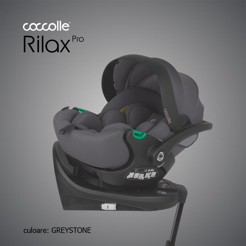 Coccolle Serry 4in1 Kinderwagen-Set mit Relax i-Size Babyschale und i-Size Isofix-Basis 360