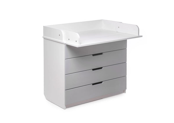 KOTTO HANS Wickelkommode mit 4 Schubladen, 60 oder 90 cm