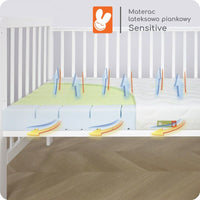Babymatratze Fiki Miki KOKO NATURA 120×60 cm mit Kokos und Bambusbezug