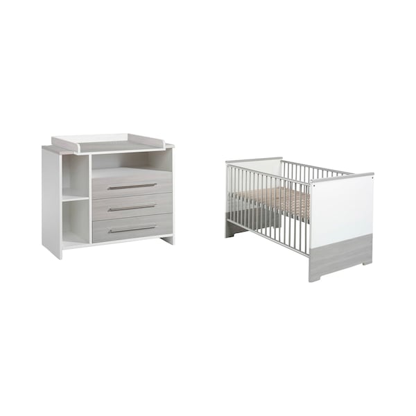 Schardt 2-tlg. Babyzimmer Eco Silber