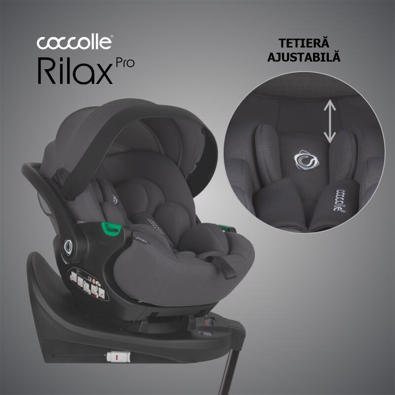 Coccolle Serry 4in1 Kinderwagen-Set mit Relax i-Size Babyschale und i-Size Isofix-Basis 360