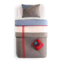 Cilek Etagenbett Set mit Matratze (Dark Metal)