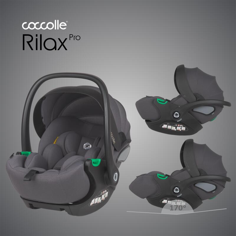 Coccolle Serry 4in1 Kinderwagen-Set mit Relax i-Size Babyschale und i-Size Isofix-Basis 360