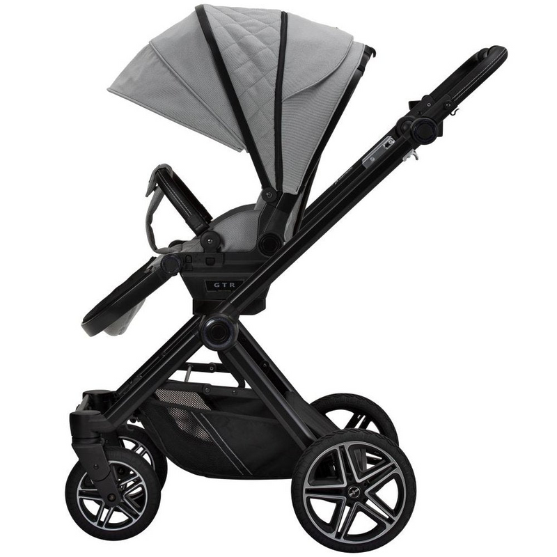 Hartan Kombikinderwagen-Set IVY GTR (707 Natur) mit Cybex Cloud T i-Size und Base T