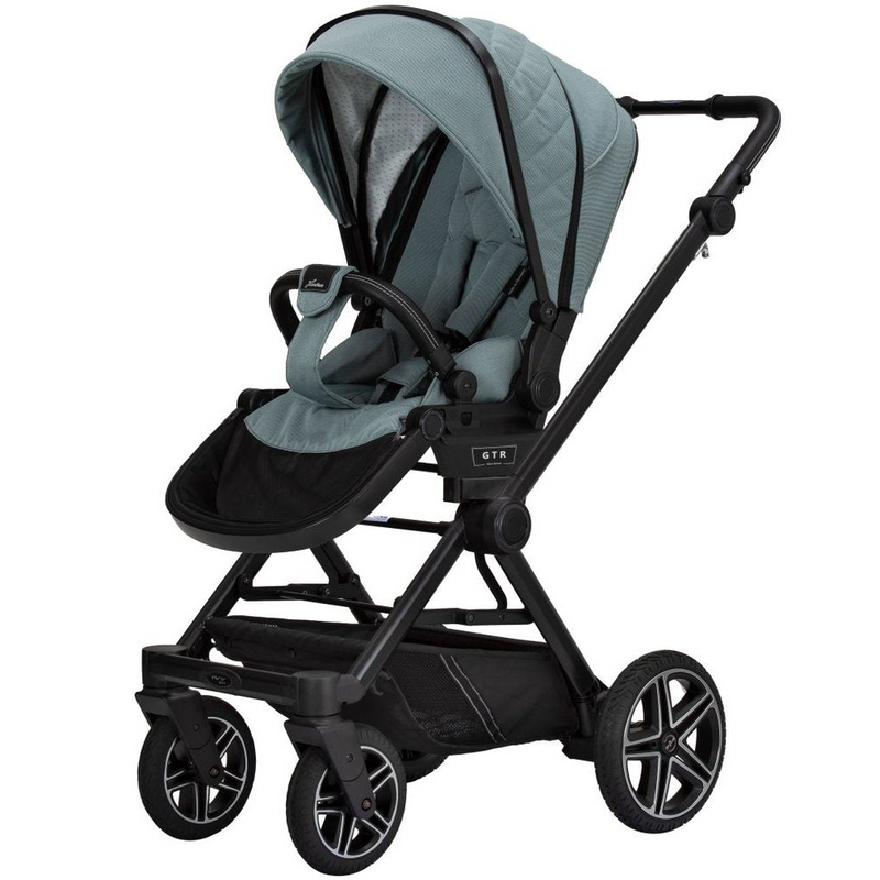 Hartan Kombikinderwagen-Set IVY GTR (708 Jade) mit Cybex Cloud T i-Size und Base T