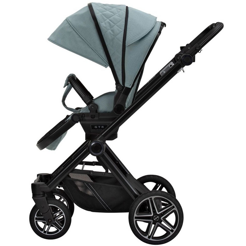Hartan Kombikinderwagen-Set IVY GTR (708 Jade) mit Cybex Cloud T i-Size und Base T