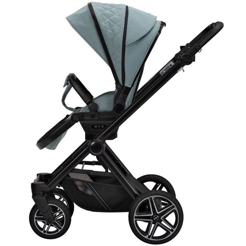 Hartan Kombikinderwagen-Set IVY GTR (708 Jade) mit Cybex Cloud T i-Size und Base T
