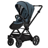 Hartan Kombikinderwagen-Set IVY GTR (710 Azur) mit Cybex Cloud T i-Size und Base T