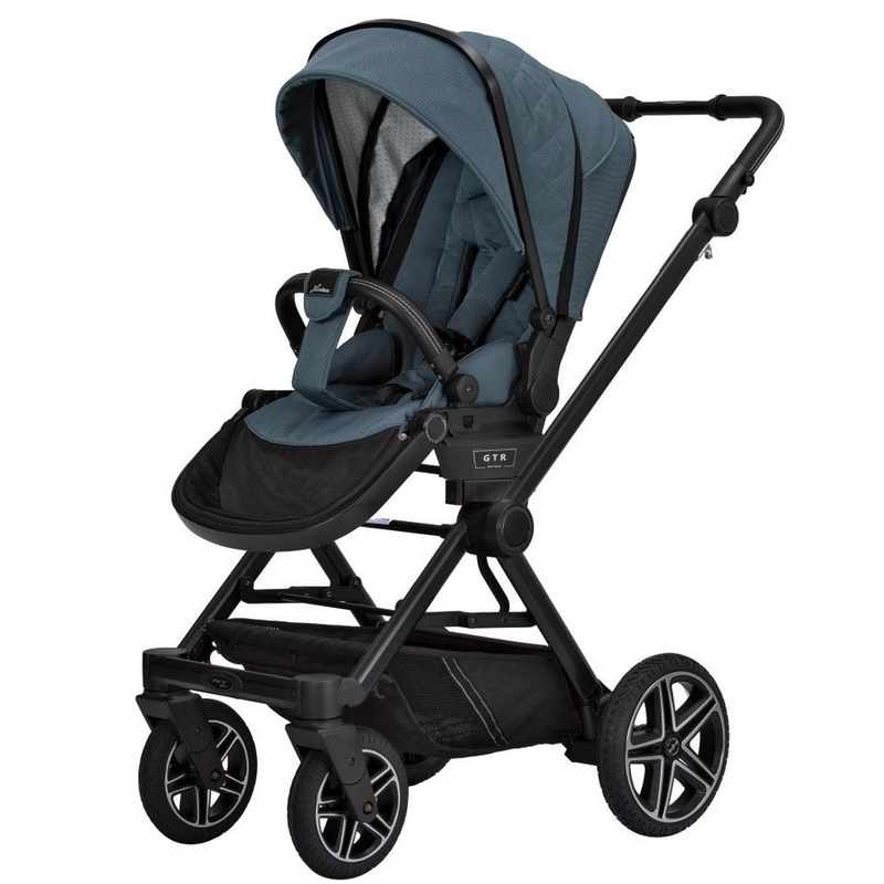Hartan Kombikinderwagen-Set IVY GTR (710 Azur) mit Cybex Cloud T i-Size und Base T