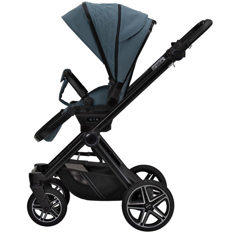 Hartan Kombikinderwagen-Set IVY GTR (710 Azur) mit Cybex Cloud T i-Size und Base T
