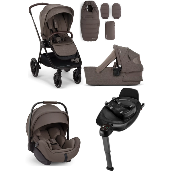 NUNA TRIV lx 5in1 Set | Kinderwagen Komplettsystem ISOFIX Federung 22kg