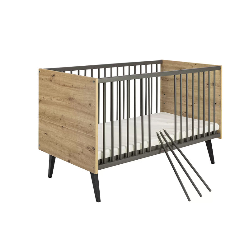 Schardt Morris Oak Kombi-Kinderbett 70x140 cm Dekor Artisan Oak