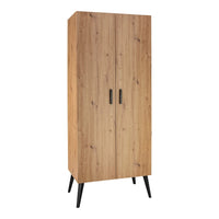 3-tlg. Babyzimmer Morris Oak mit 2-türigem Kleiderschrank