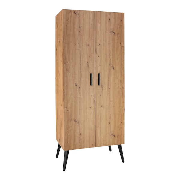 3-tlg. Babyzimmer Morris Oak mit 2-türigem Kleiderschrank