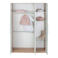 3-tlg. Babyzimmer Pepe mit 3-türigem Kleiderschrank