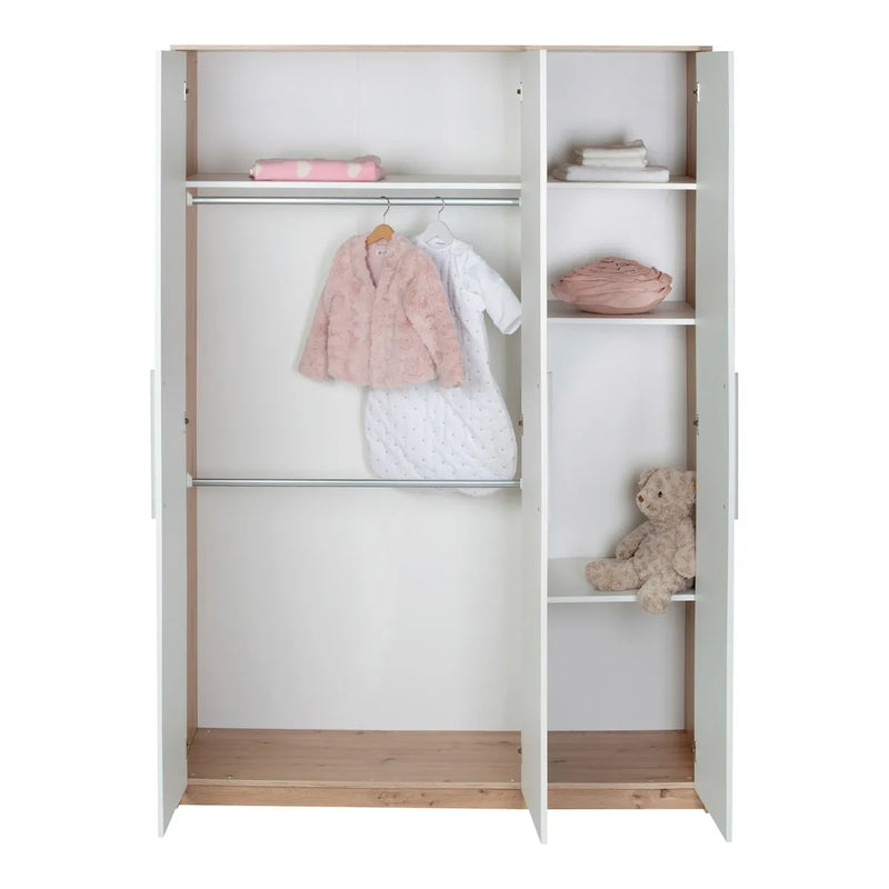 3-tlg. Babyzimmer Pepe mit 3-türigem Kleiderschrank