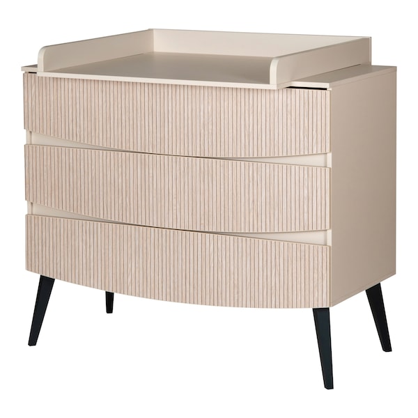 Schardt 3-tlg. Babyzimmer Smile mit 2-türigem Kleiderschrank carat beige