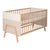 HAPPY Kombi-Babybett 70x140 cm, Dekor Connery natur/Carat beige