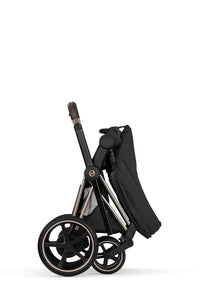 CYBEX e-Priam Style Collection Rosegold Rahmen 4in1 Set Faltbare Babywanne & Cloud T i-Size Plus mit Base T 360