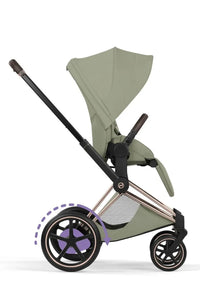 CYBEX e-Priam Style Collection Rosegold Rahmen 4in1 Set Faltbare Babywanne & Cloud T i-Size Plus mit Base T 360