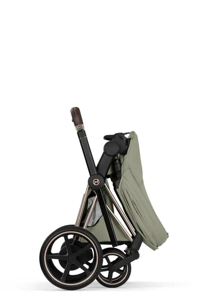 CYBEX e-Priam Style Collection Rosegold Rahmen 4in1 Set Faltbare Babywanne & Cloud T i-Size Plus mit Base T 360