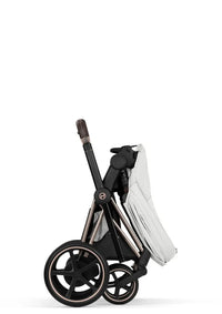 CYBEX e-Priam Style Collection Rosegold Rahmen 4in1 Set Faltbare Babywanne & Cloud T i-Size Plus mit Base T 360