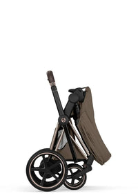 CYBEX e-Priam Style Collection Rosegold Rahmen 4in1 Set Faltbare Babywanne & Cloud T i-Size Plus mit Base T 360