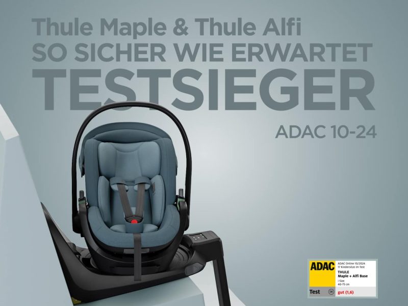 Thule Elm 360° drehbarer Auto-Kindersitz mit Alfi ISOFIX Basis