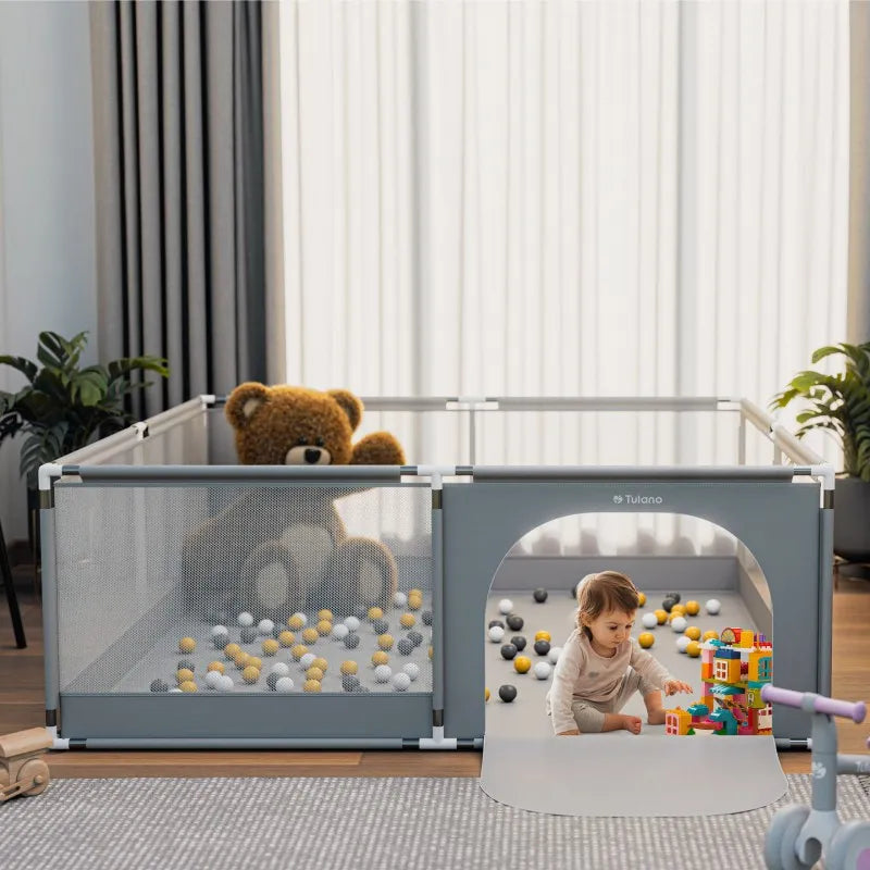 Tulano Cozy 28 Laufstall - Riesiger Spielplatz 200x180 cm