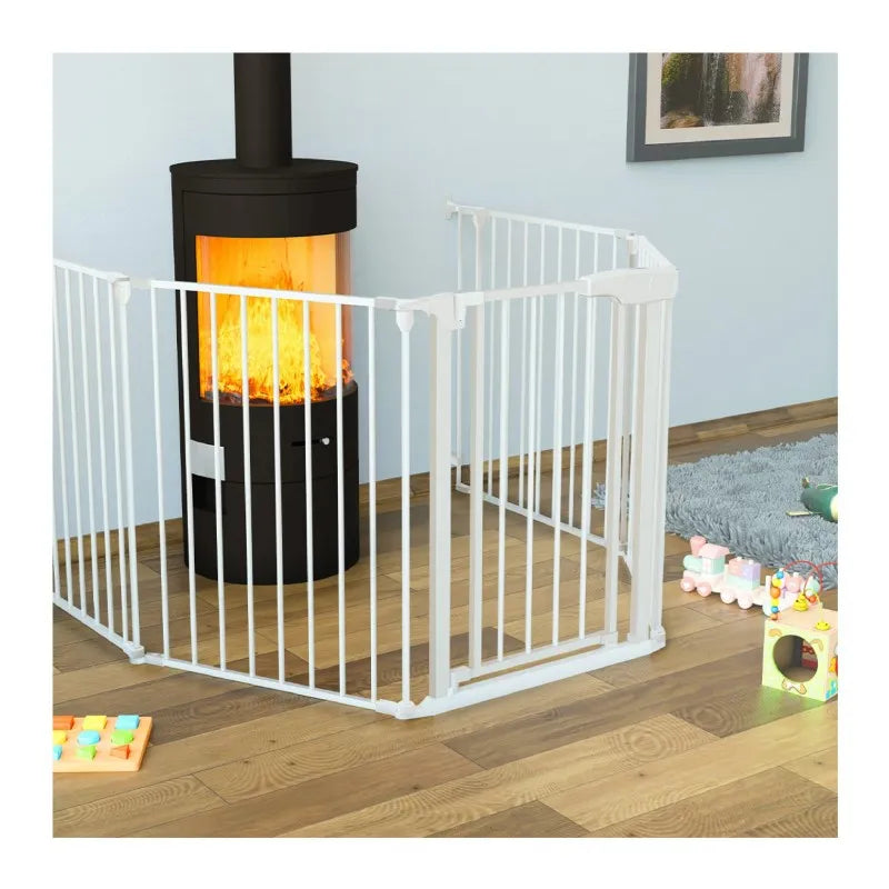 Tulano Guardian 6.0 2-in-1 Sicherheitstor und Laufgitter 340 cm – Weiß – Ansicht 4