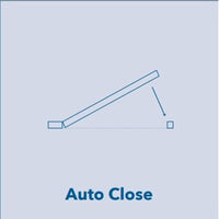BETTACARE Auto-Close Türschutzgitter 75-82 cm (Weiss)