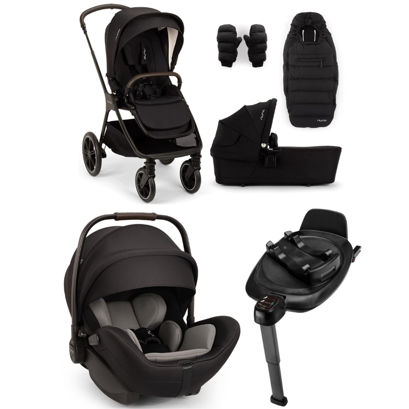 NUNA TRIV lx 5in1 Set | Kinderwagen Komplettsystem ISOFIX Federung 22kg