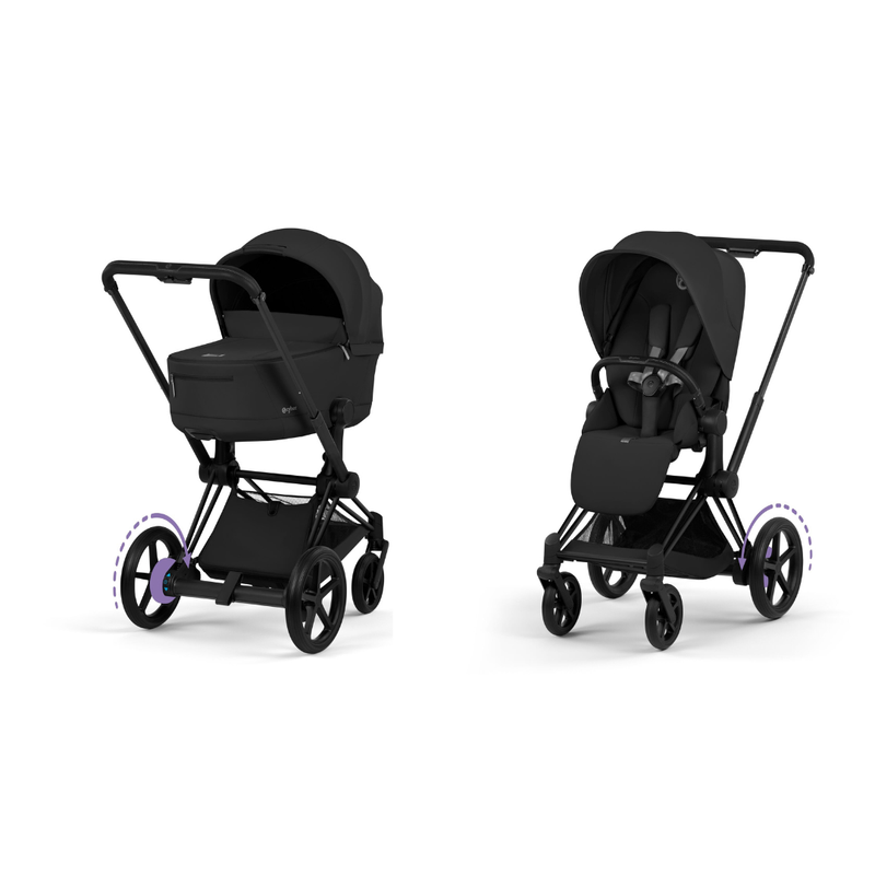 Cybex ePriam 5 Comfort 4in1 inkl. faltbare Babywanne | Kinderwagen Neue Generation