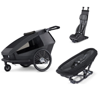 CROOZER Yuuna  Anhänger mit Basis-Sitz und Babysitz Kindermodul